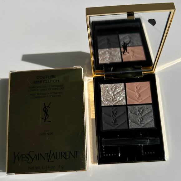 YSL Yves Saint Laurent Couture Mini Clutch Eyeshadow Palette 700 Over Noir NIB - Picture 1 of 10